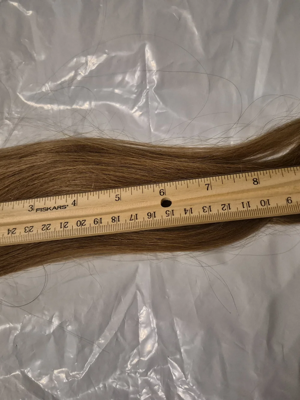 Human hair Clip-In Hair Extension - Light Brown